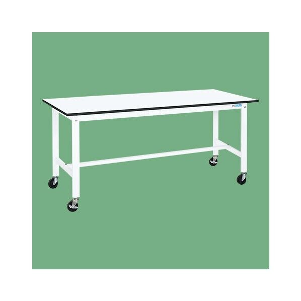移動式作業台(KK/耐荷重200kg/ポリエステル天板/H840/直進安定金具無)