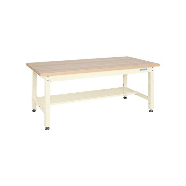 重量作業台(KW/耐荷重2000kg/木目メラミン天板/H740)