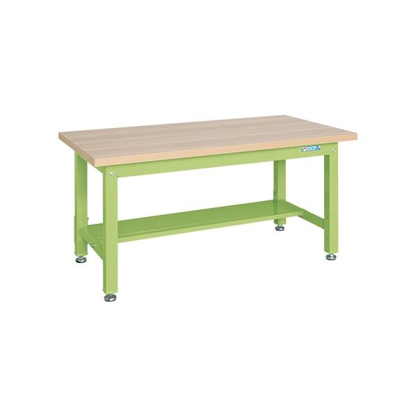 重量作業台(KW/耐荷重2000kg/木目メラミン天板/H740)