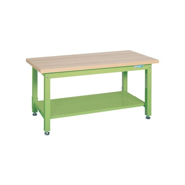 重量作業台(KW/耐荷重2000kg/木目メラミン天板/H740)