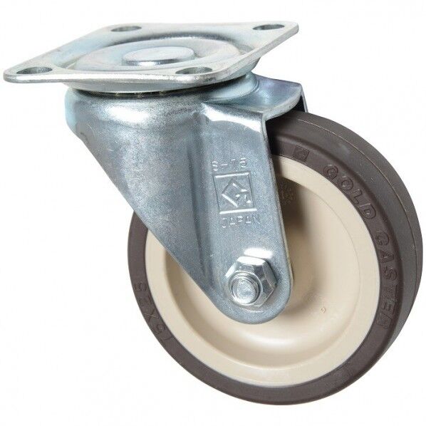 東正車輌 ゴールドキャスター 中荷重 自在キャスター 75φ ウレタン車 SJ-75U 1個