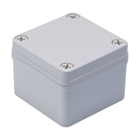防水・防塵ボックス ホワイトグレー 80×80×60 BCAS080806G 1点