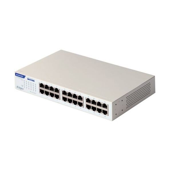 法人向けスイッチングハブ アンマネージ Giga 24ポート 3年保証 EHB-UG2B24-S 1点