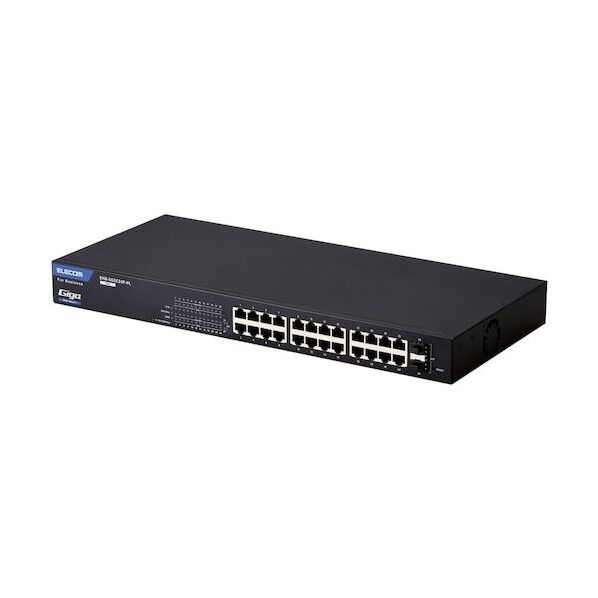 【法人専用品】法人向けスイッチングハブ WEBスマート Giga PoE 24ポート 3年保証 EHB-SG2C24F-PL 1点