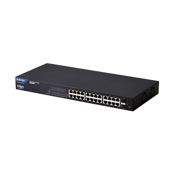  【法人専用品】法人向けスイッチングハブ WEBスマート Giga PoE 24ポート 大容量 3年保証 EHB-SG2C24F-HPL 1点