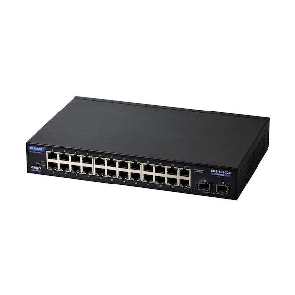 【法人専用品】法人向けスイッチングハブ WEBスマート Giga 24ポート 3年保証 EHB-SG2C24 1点
