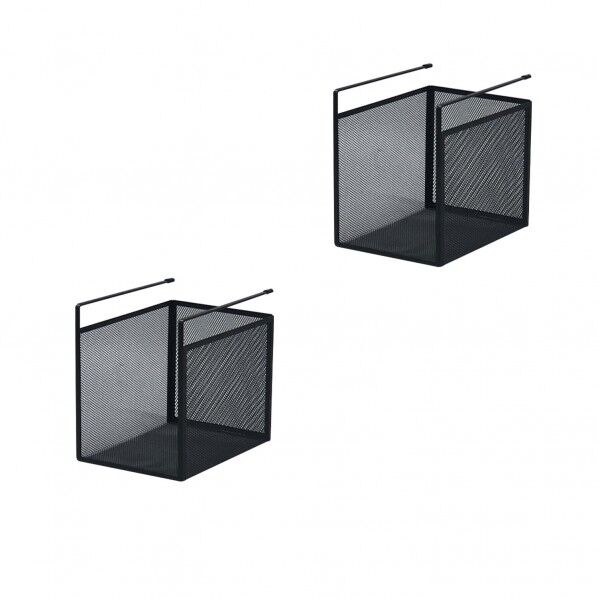 吊り式バスケット2個セット ブラック HGB-06x2pcs BK 1セット
