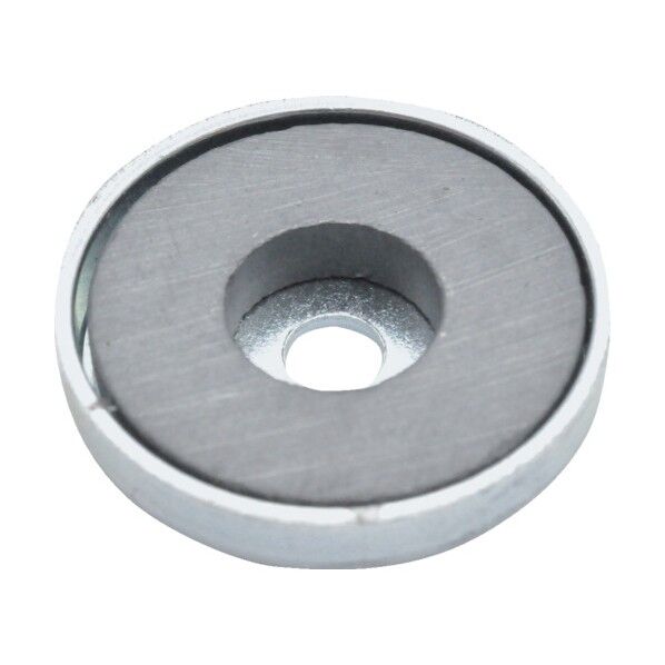 キャップ付フェライト磁石 丸形・穴あり
