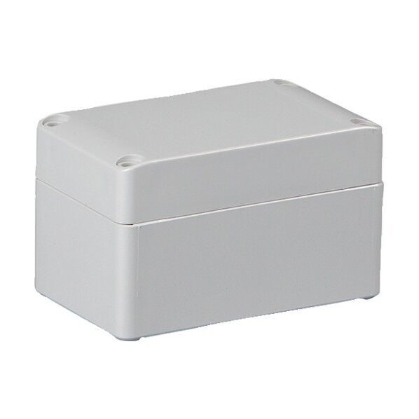 防水・防塵ポリカボックス ホワイトグレー 75×125×75 SPCP081308G 1点