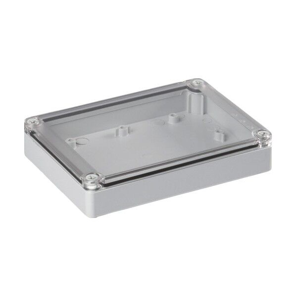 防水・防塵ポリカボックス 透明/ホワイトグレー 125×175×35 SPCP131804T 1点