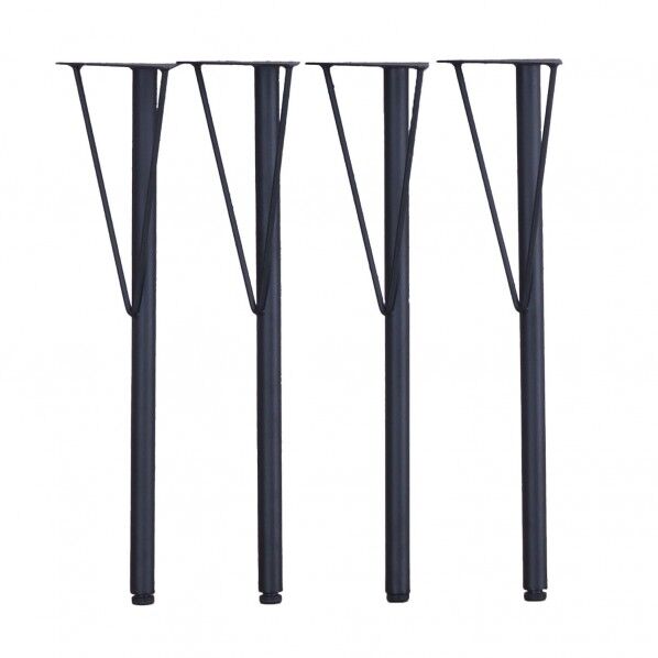 金属丸脚4本セット(Y型)