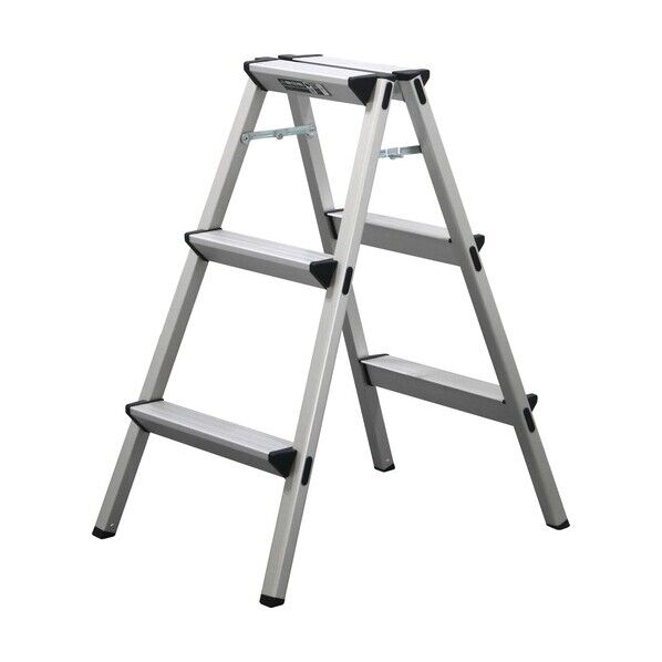 ※法人専用品※アルインコ(ALINCO) 踏台3段 天板高さ0.79m 最大使用質量100kg CCB80BK 1台...