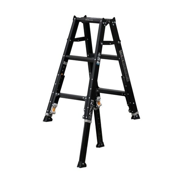 ※法人専用品※アルインコ(ALINCO) 軽量伸縮専用脚立KARU-BK 天板高さ0．82～1．11m KARU120BK 0...