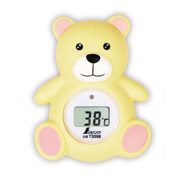 風呂用デジタル温度計 B クマ