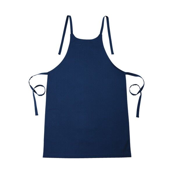 難燃エプロン 3505 綿100% Fサイズ ネイビー 3505 F 7 1点...