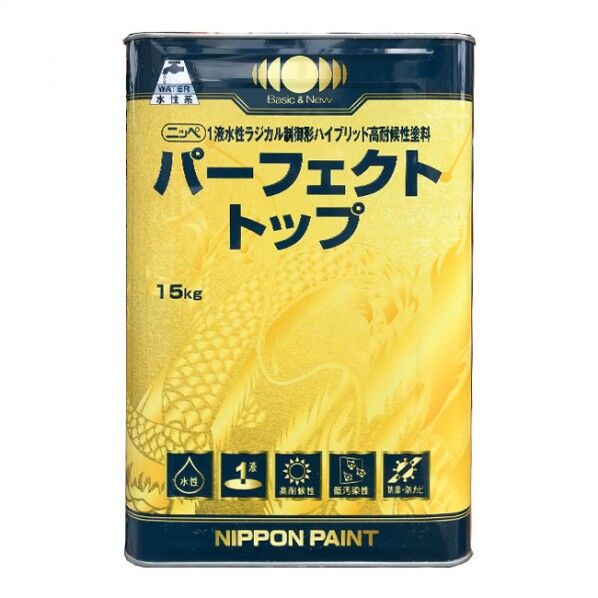 パーフェクトトップSi ホワイト 15kg 1缶