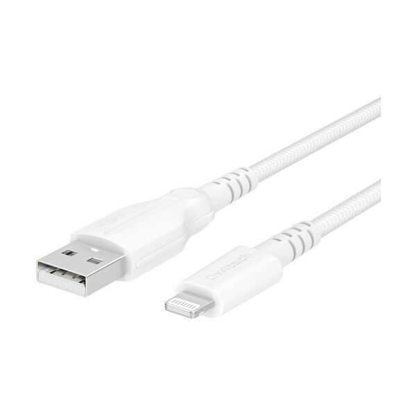 断線に強いUSB Type-AtoLightningケーブル1m ホワイト