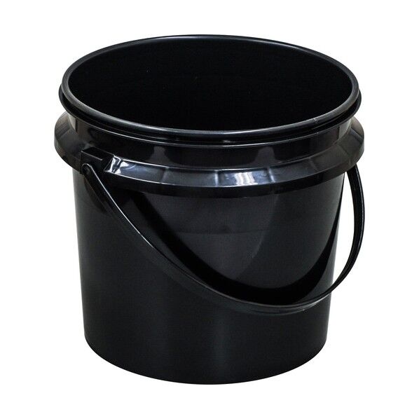 ※法人専用品※ ペール容器 400409 サンペール#4(本体+ハンドル)ブラック 4.0L ブラック 40040902BK901 1点...