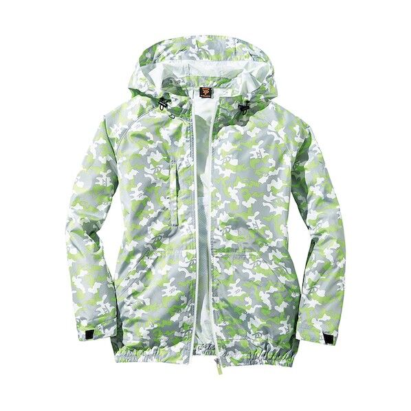 空調服長袖ブルゾン グリーンカモフラ EL