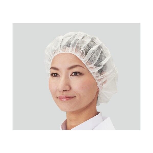 プロシェアカラーディスポキャップ 白 1箱(100枚入) 8-8363-01 1