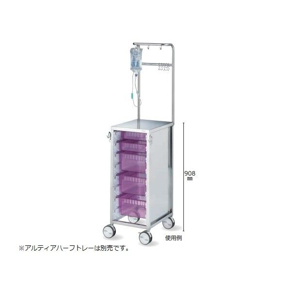 小型点滴処置車 360×460×1590