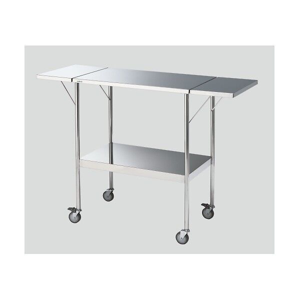 ステンレスワゴン(両天板付き) 750×450×950 8-6502-01 1