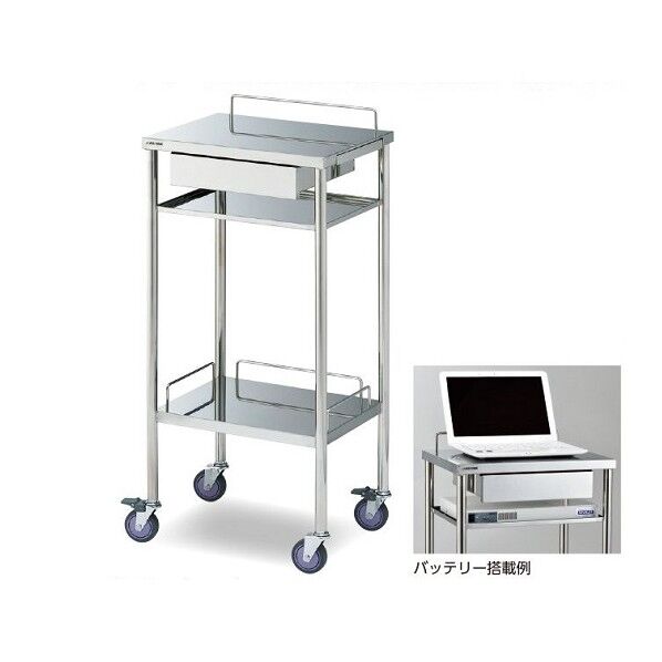 パソコンカート(バッテリー搭載対応) 440×340×970