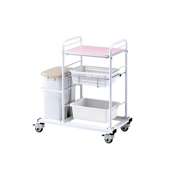 スリムオムツ交換車 790×450×930 8-9979-01 1