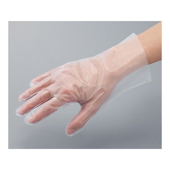 ナビロールポリエチ手袋 内エンボス加工 L 8-9721-21 100枚