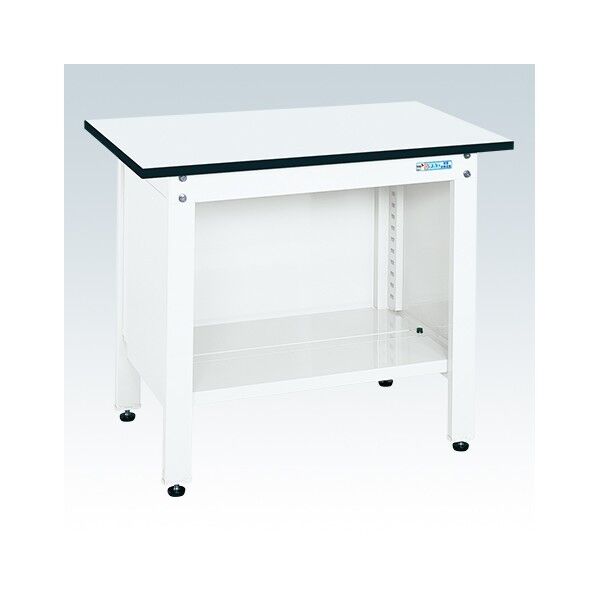 一人用作業台(CP/耐荷重350kg/ポリエステル天板/H740/3方パネル付)