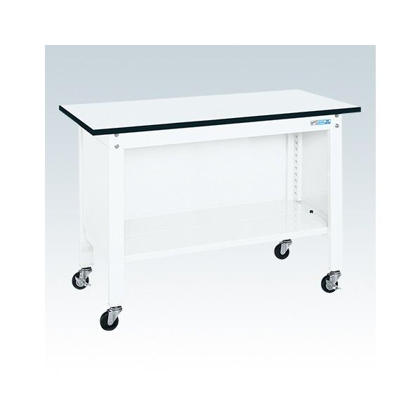 一人用作業台(CP/耐荷重150kg/ポリエステル天板/H810/キャスター付)