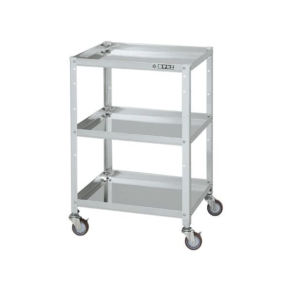 ステンレススペシャルワゴン(SUS304/ナイロンウレタン車/ステンレス金具仕様)