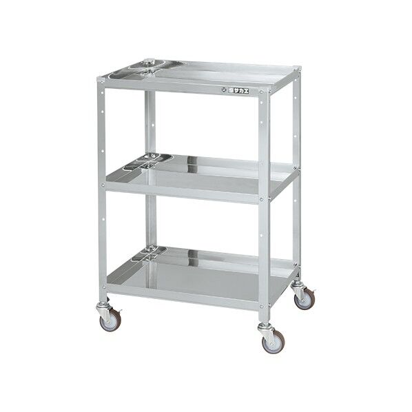 ステンレススペシャルワゴン(SUS304/ナイロンウレタン車/スチール金具仕様)