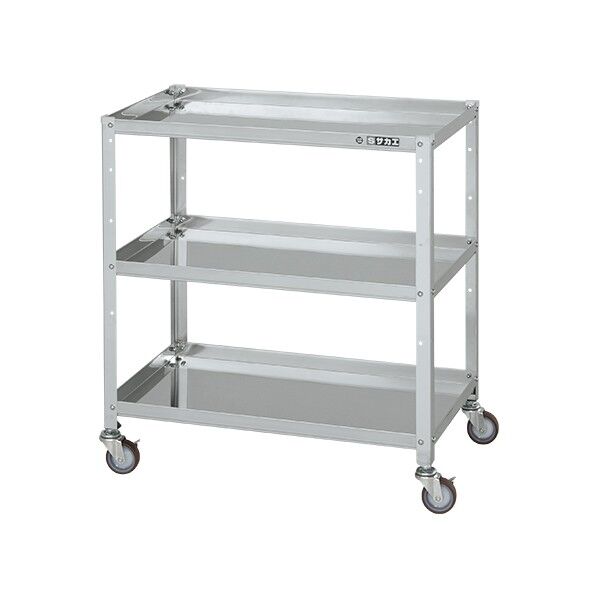 ステンレススペシャルワゴン(SUS304/ナイロンウレタン車/スチール金具仕様)