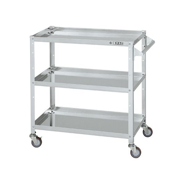 ステンレススペシャルワゴン(SUS304/ナイロンウレタン車/ステンレス金具仕様)