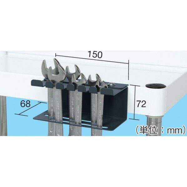 サカエ ツールワゴン用オプションスパナフック TWF-SF 1個...