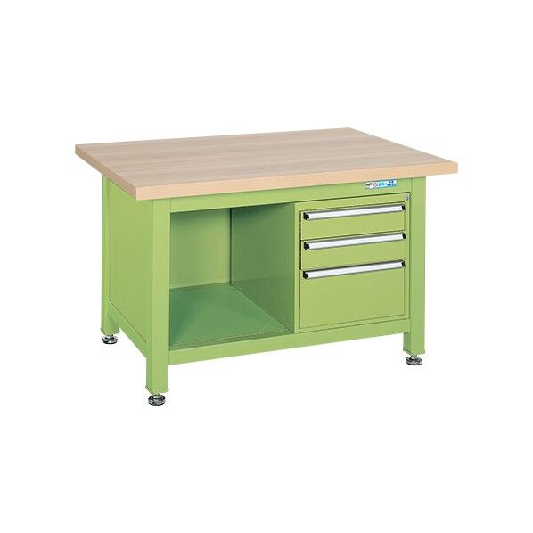 超重量作業台(W/耐荷重3000kg/木目メラミン天板/H740)