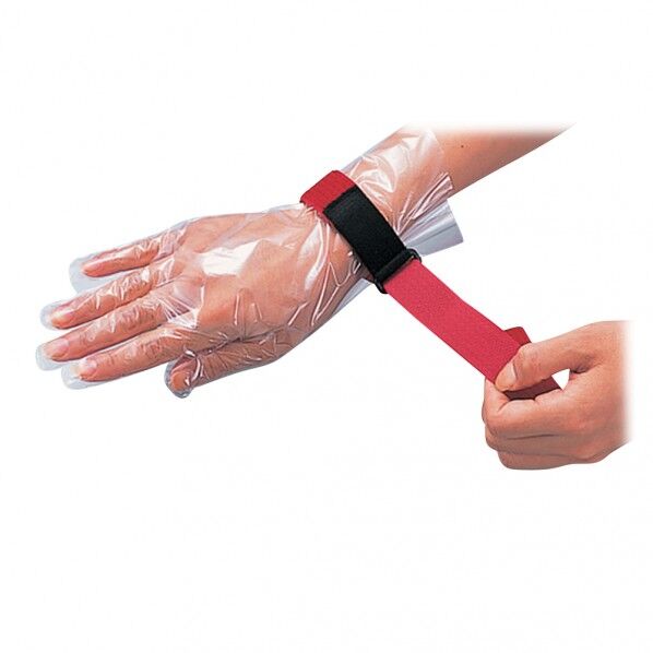 リスト&レッグシールバンド 赤 8-3055-01 12本