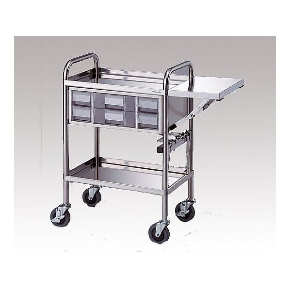 とっても静かな処置車 590×350×890mm 8-2137-01 1