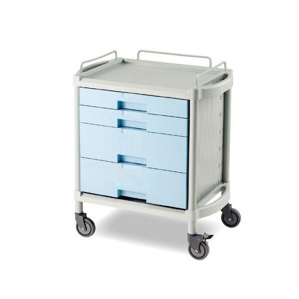 ユーティリティカート 引出浅型2段・深型2段 745×475×850mm 8-2459-03 1