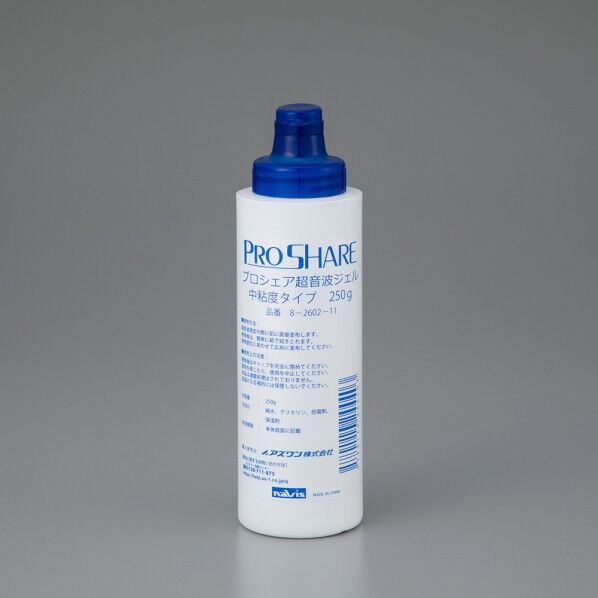 プロシェア超音波ゼリー ハンドボトル 250g 8-2602-11 1.