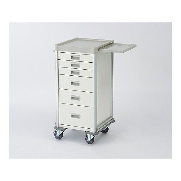 麻酔カート 引出し6段(浅3・中2・深1) NC3706 8-4812-02 1