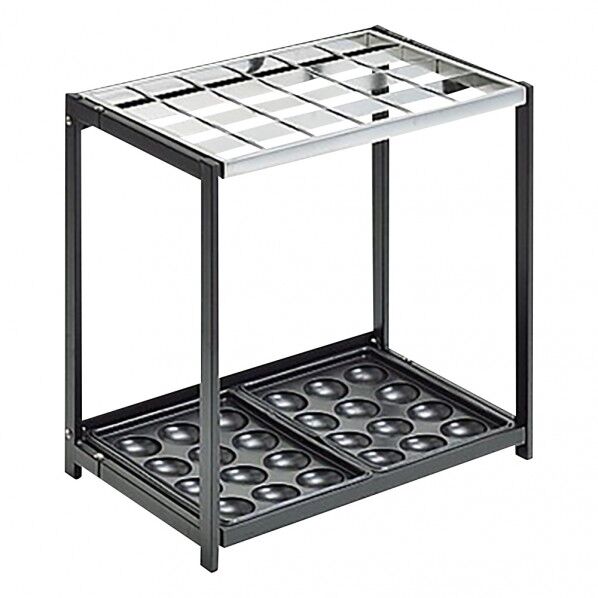 折りたたみ式傘立て 24本立て 61-382-1-2 8-5256-02 1個