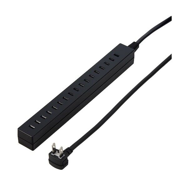 差し込みフリータップ ベーシックブラック 1.5m H85015BK2 1台