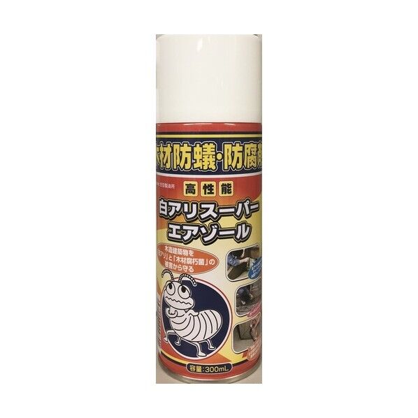 白アリスーパーエアゾール 防虫・防蟻スプレー クリア 300ml 00277670050000 1本