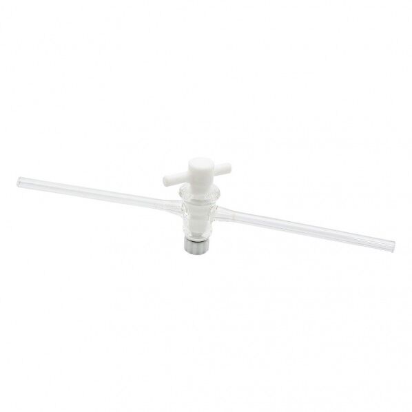 テフロンプラグ付二方コック