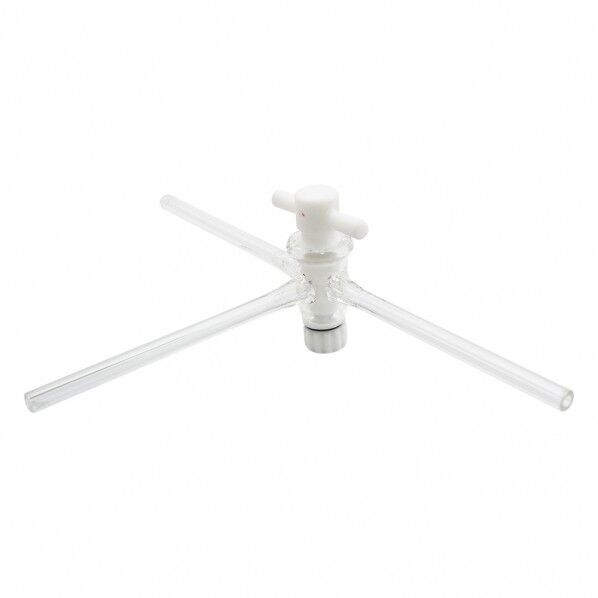 テフロンプラグ付三方コック