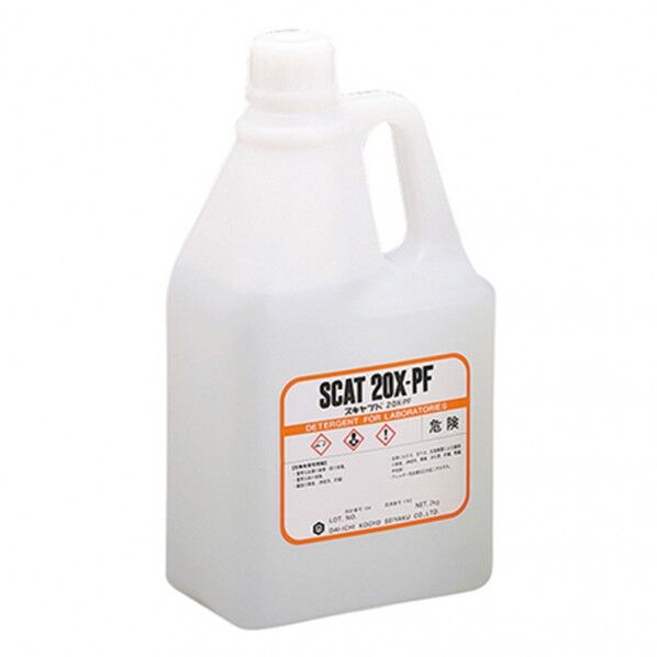 液体洗浄剤（スキャット(R)［20X-PF］アルカリ性・無リン 6-9603-03 1