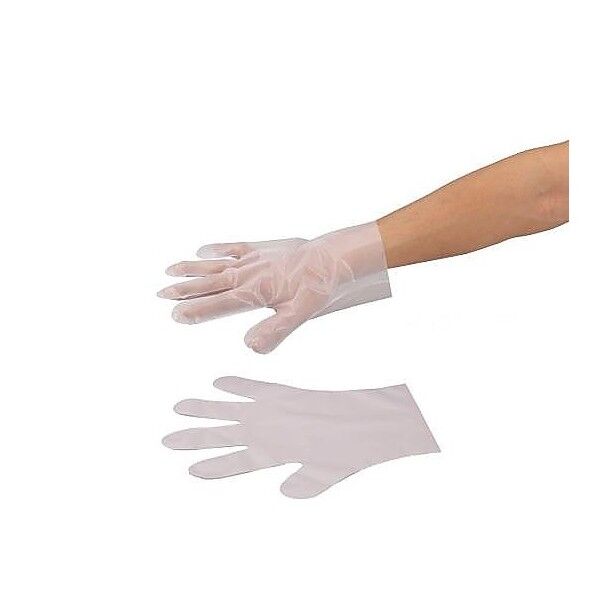サニメント手袋 エンボス L 6-896-01 100枚