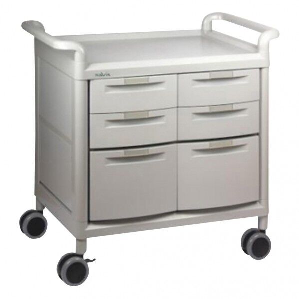 モバイルストアーカート 浅型4個・深型2個 7-1087-04 1